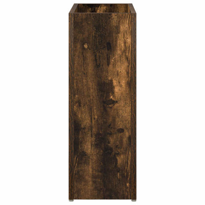 Umbrella Stand Smoked Oak 40 x 20 x 55.5 cm Engineered Wood