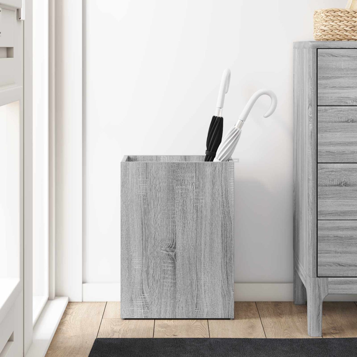 Umbrella Stand Grey Sonoma 40 x 20 x 55.5 cm Engineered Wood