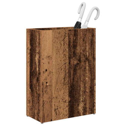 Umbrella Stand Old Wood 40 x 20 x 55.5 cm Engineered Wood