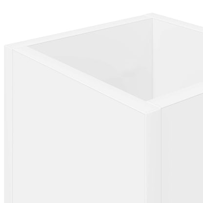 Umbrella Stand White 20 x 20 x 55.5 cm Engineered Wood