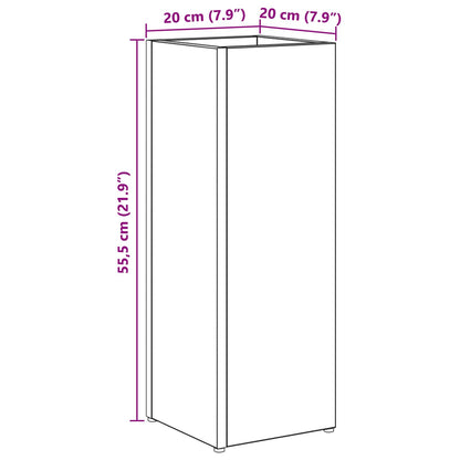 Umbrella Stand Grey Sonoma 20 x 20 x 55.5 cm Engineered Wood