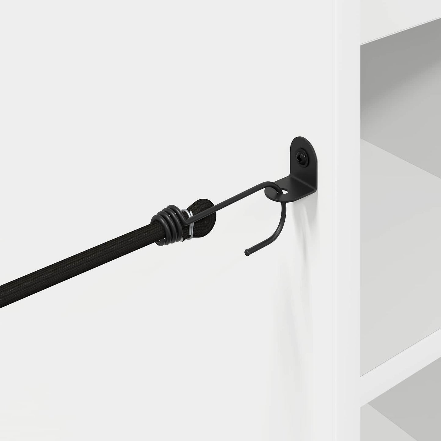 Golf Cabinet with Wheel Plain White 90 x 45 x 98 cm