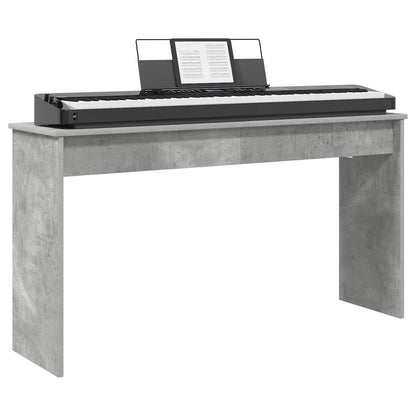 Keyboard Stand Concrete Grey 120 x 32 x 64 cm Engineered Wood