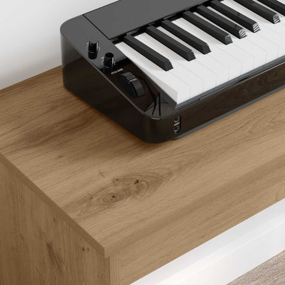 Keyboard Stand Artisan Oak 120 x 32 x 64 cm Engineered Wood
