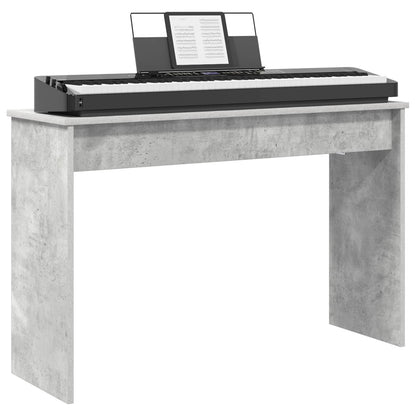 Keyboard Stand Concrete Grey 100 x 32 x 64 cm Engineered Wood