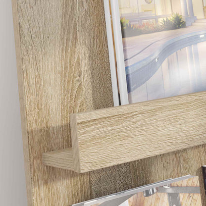 Magazine Rack Sonoma Oak 51 x 11 x 102 cm Engineered Wood