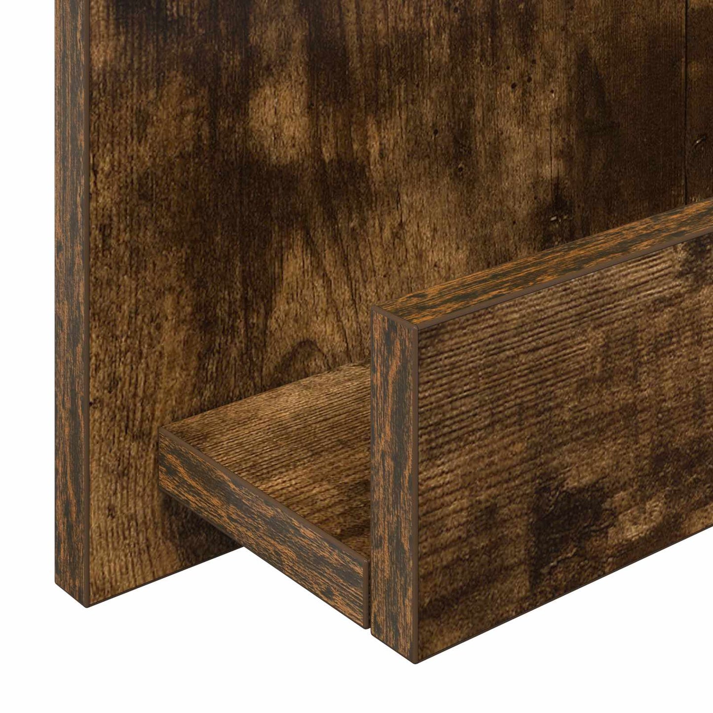 Magazine Rack Smoked Oak 51 x 11 x 102 cm Engineered Wood