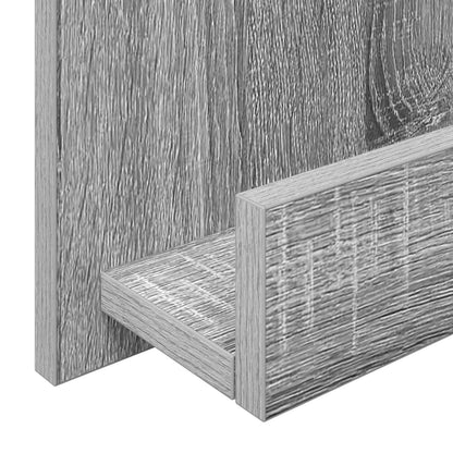 Magazine Rack Grey Sonoma 51 x 11 x 102 cm Engineered Wood