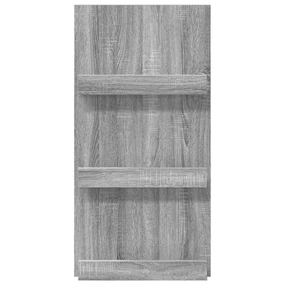 Magazine Rack Grey Sonoma 51 x 11 x 102 cm Engineered Wood