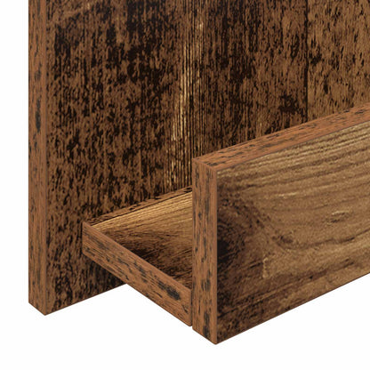 Magazine Rack Old Wood 51 x 11 x 102 cm Engineered Wood