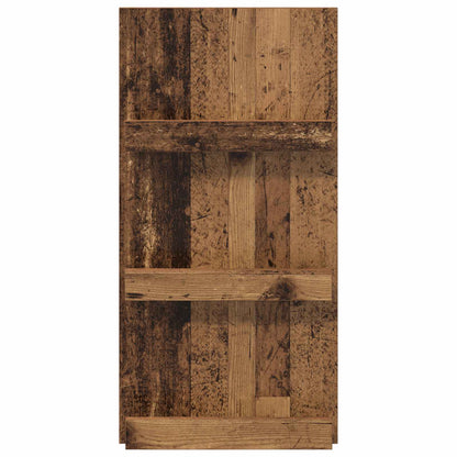 Magazine Rack Old Wood 51 x 11 x 102 cm Engineered Wood