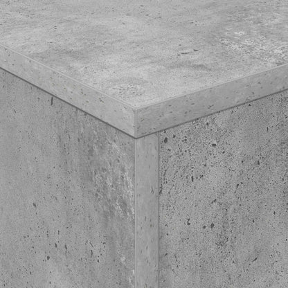 Magazine Rack Concrete Grey 70 x 41 x 156 cm Engineered Wood