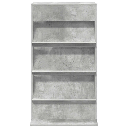 Magazine Rack Concrete Grey 70 x 41 x 126 cm Engineered Wood
