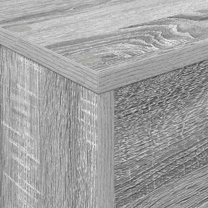Magazine Rack Grey Sonoma 70 x 41 x 96 cm Engineered Wood