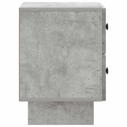 Bedside Cabinet with Drawer Concrete Grey 43 x 34.5 x 47.5 cm