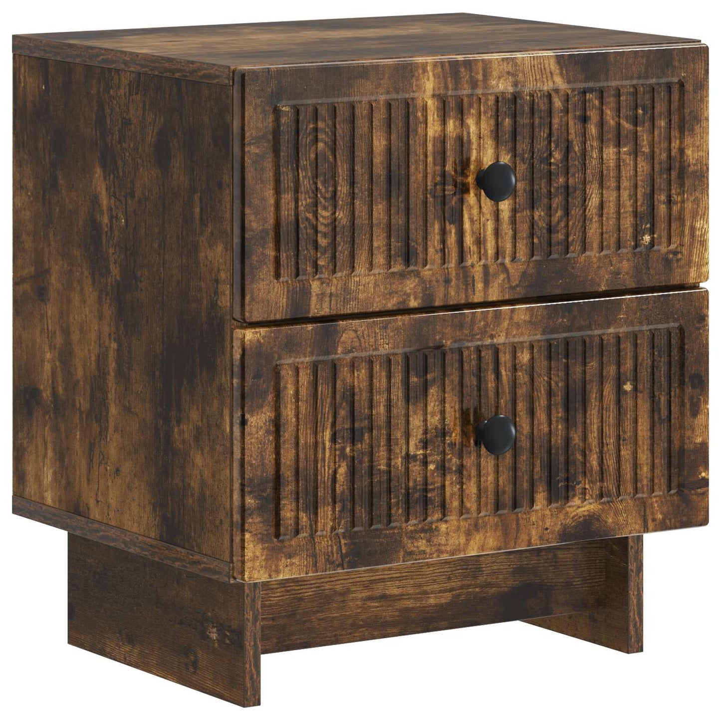 Bedside Cabinet Smoked Oak 43 x 34.5 x 47.5 cm Engineered Wood