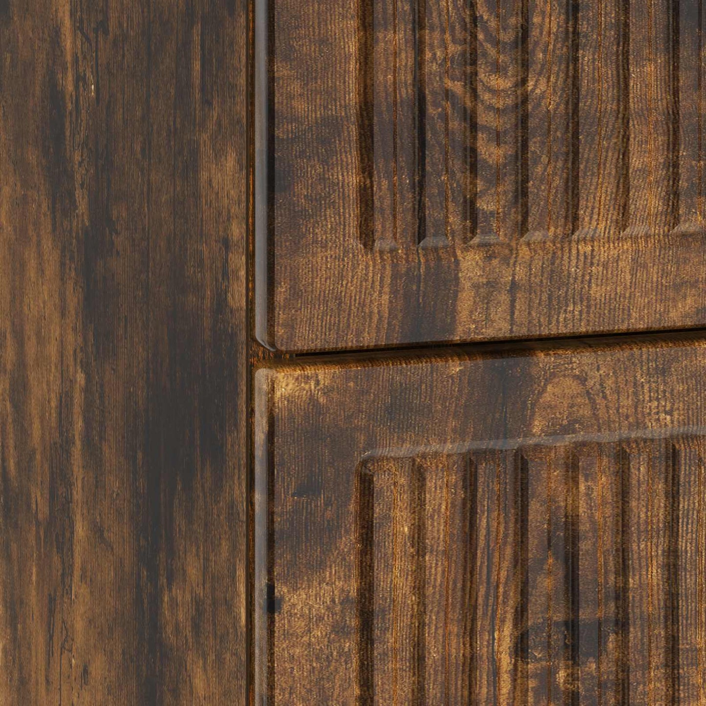 Bedside Cabinet 2 pcs Smoked Oak 43 x 34.5 x 47.5 cm
