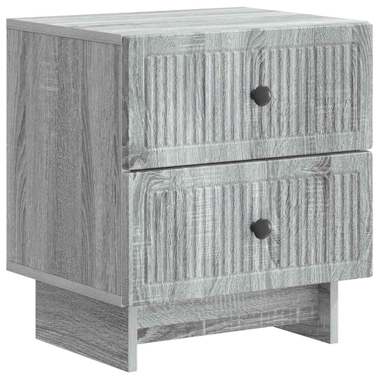 Bedside Cabinet Grey Sonoma 43 x 34.5 x 47.5 cm Engineered Wood