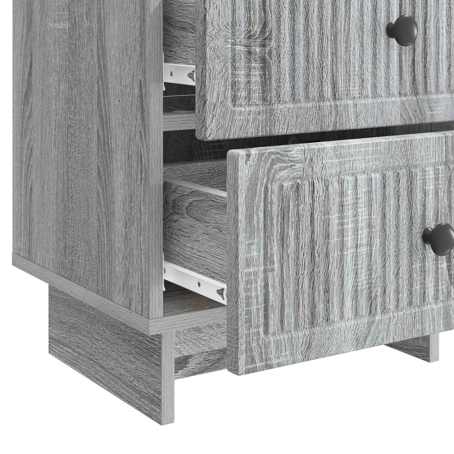 Bedside Cabinet 2 pcs Grey Sonoma 43 x 34.5 x 47.5 cm