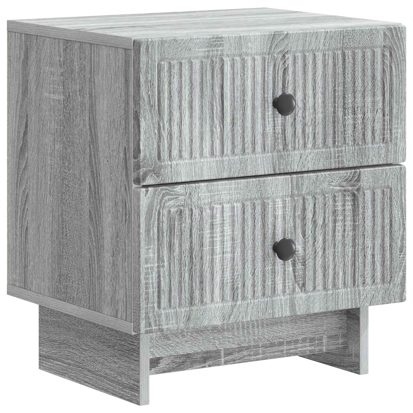 Bedside Cabinet 2 pcs Grey Sonoma 43 x 34.5 x 47.5 cm