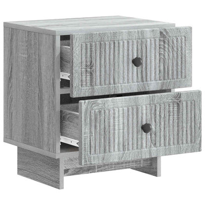 Bedside Cabinet 2 pcs Grey Sonoma 43 x 34.5 x 47.5 cm