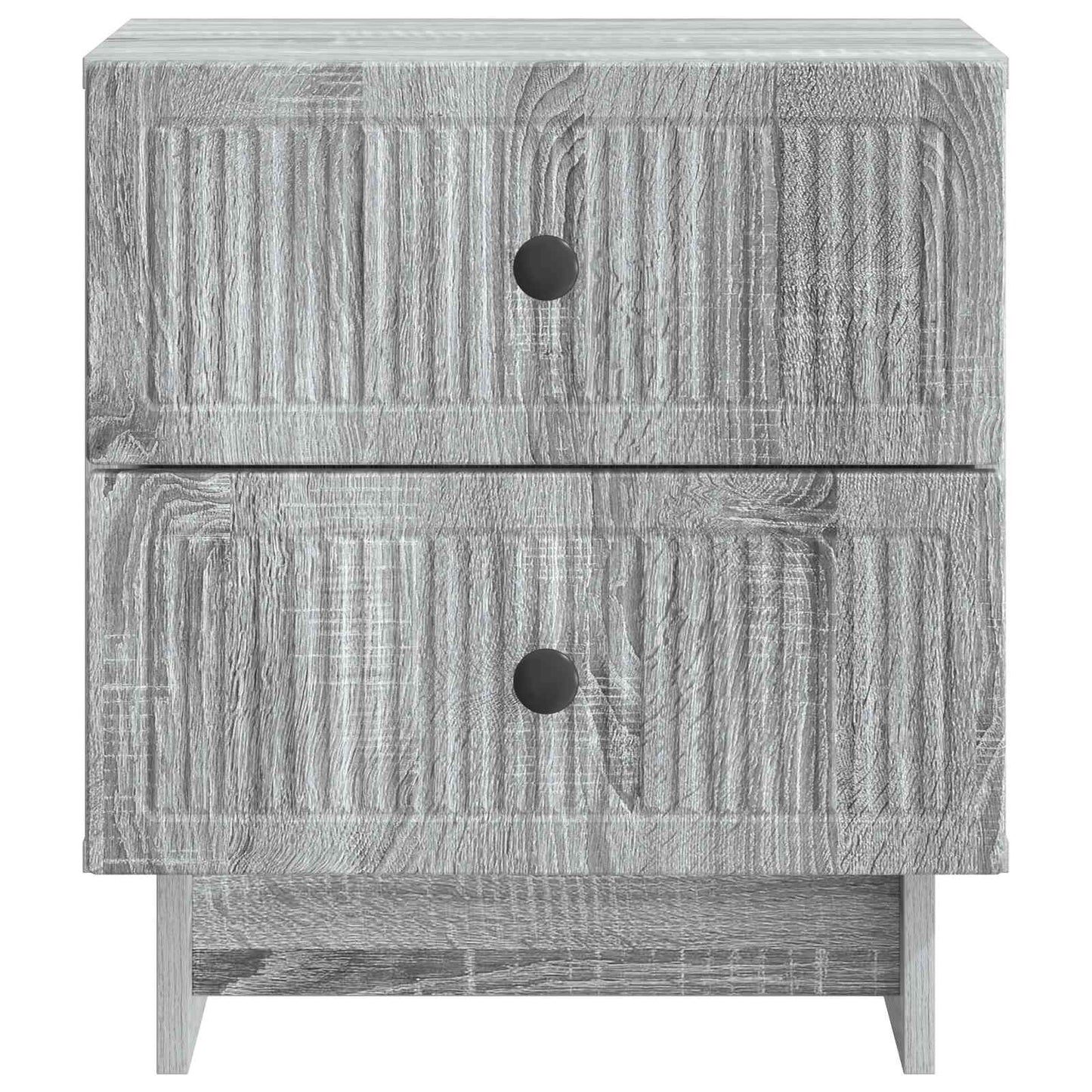 Bedside Cabinet 2 pcs Grey Sonoma 43 x 34.5 x 47.5 cm