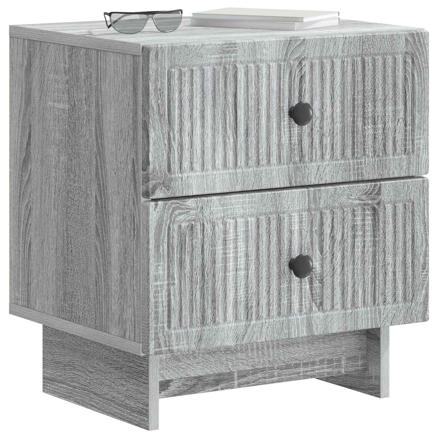 Bedside Cabinet 2 pcs Grey Sonoma 43 x 34.5 x 47.5 cm