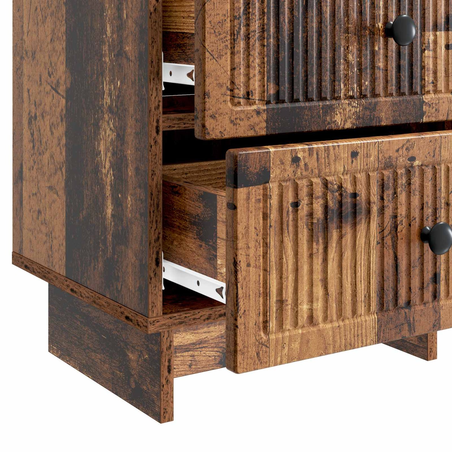Bedside Cabinet Old Wood 43 x 34.5 x 47.5 cm Engineered Wood