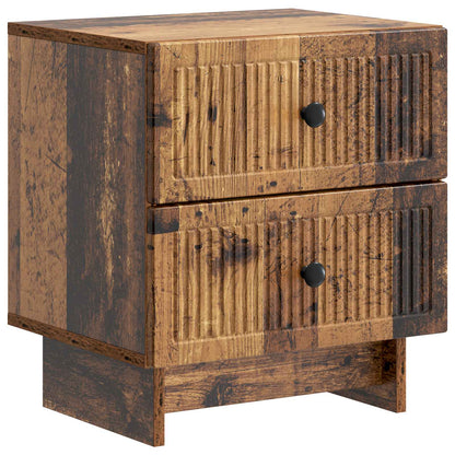 Bedside Cabinet 2 pcs Old Wood 43 x 34.5 x 47.5 cm