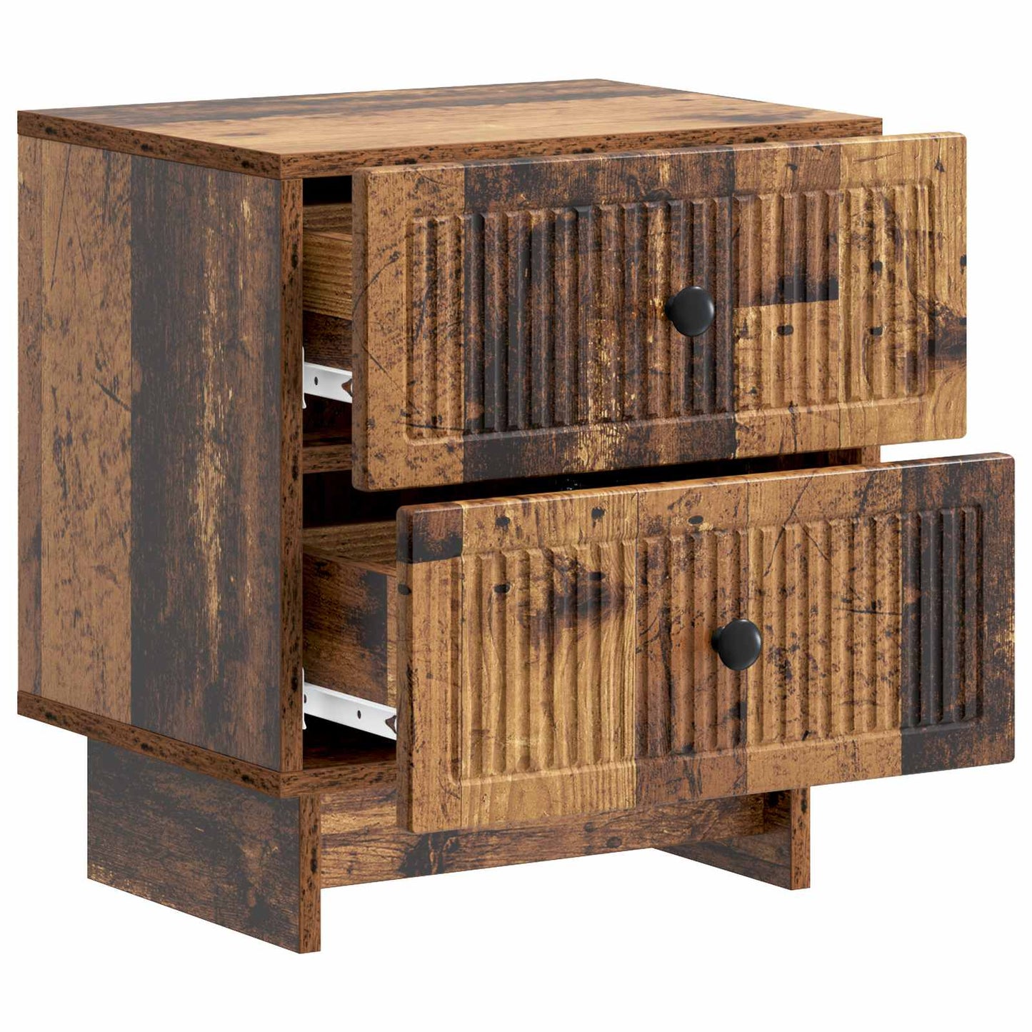 Bedside Cabinet 2 pcs Old Wood 43 x 34.5 x 47.5 cm