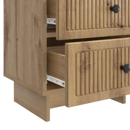 Bedside Cabinet 2 pcs Artisan Oak 43 x 34.5 x 47.5 cm