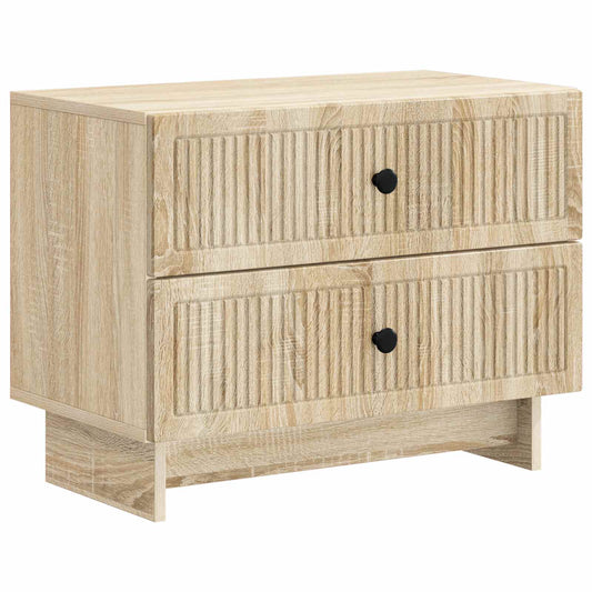 Bedside Cabinet Sonoma Oak 62 x 34.5 x 47.5 cm Engineered Wood