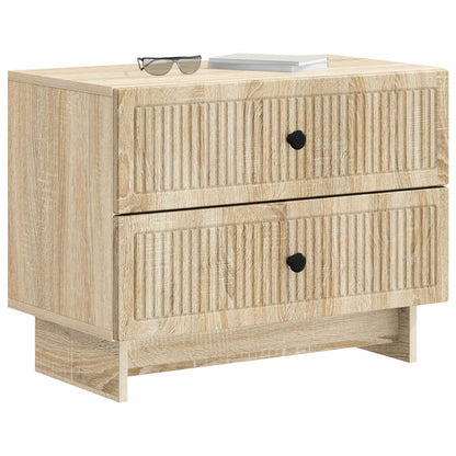 Bedside Cabinet Sonoma Oak 62 x 34.5 x 47.5 cm Engineered Wood