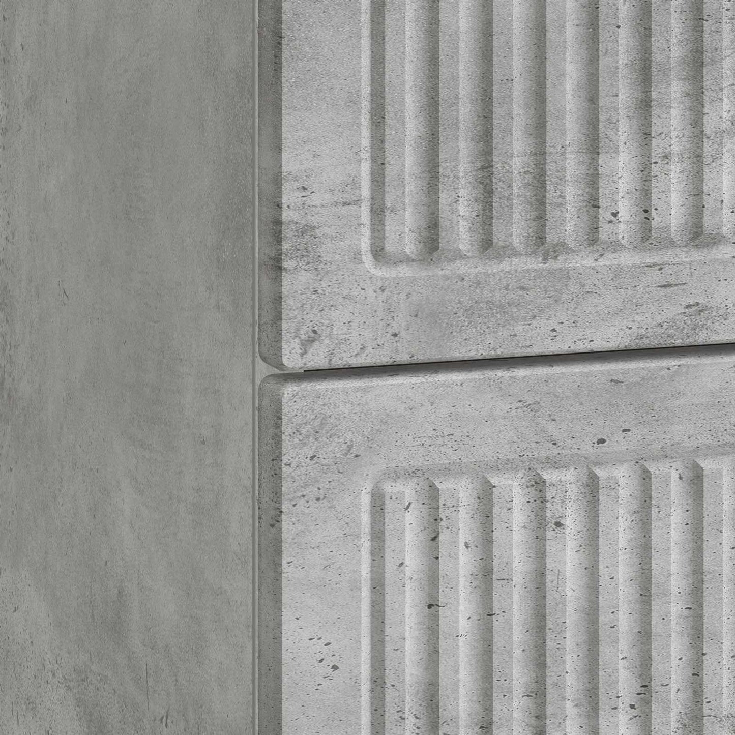 Bedside Cabinet with Drawer Concrete Grey 62 x 34.5 x 47.5 cm