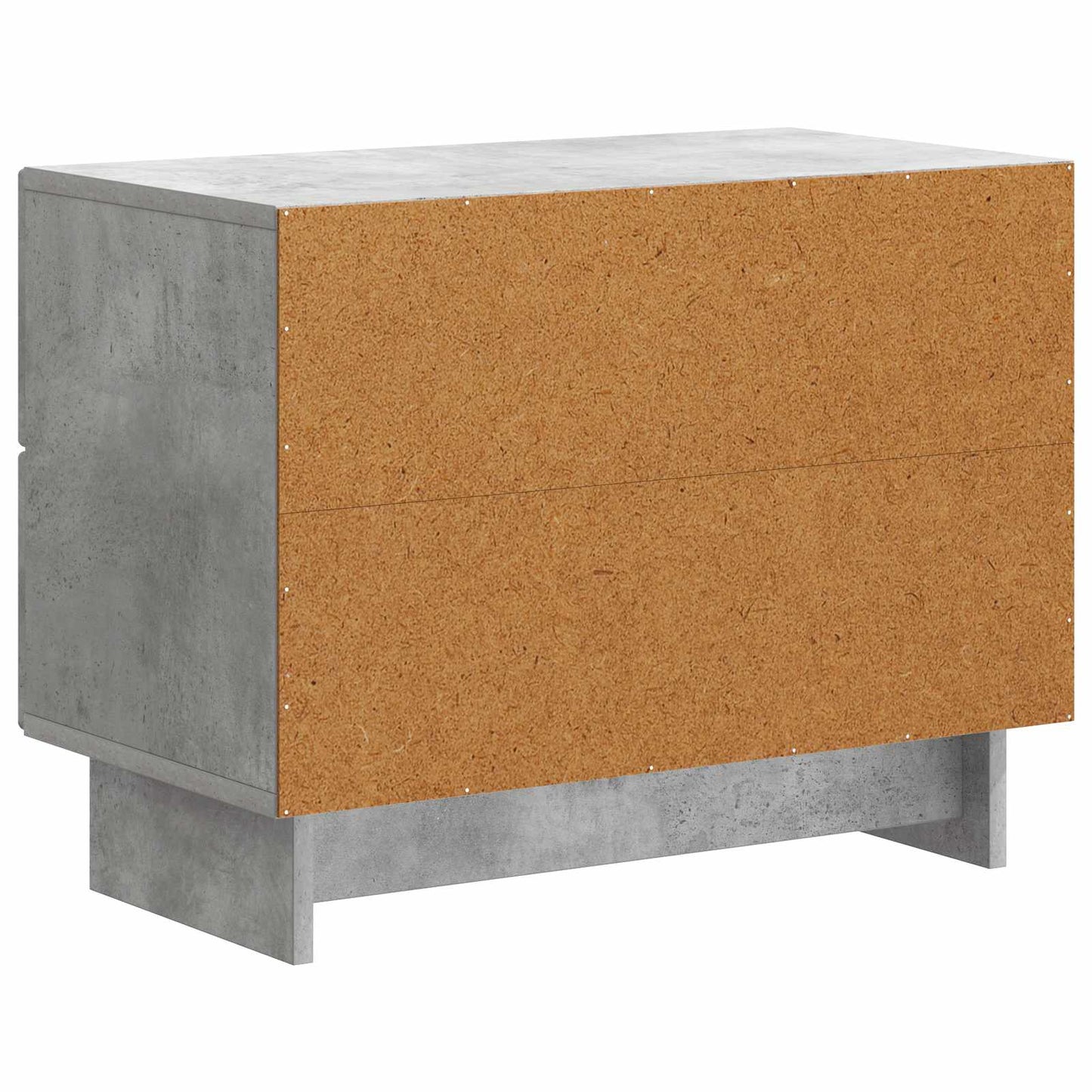 Bedside Cabinet with Drawer Concrete Grey 62 x 34.5 x 47.5 cm