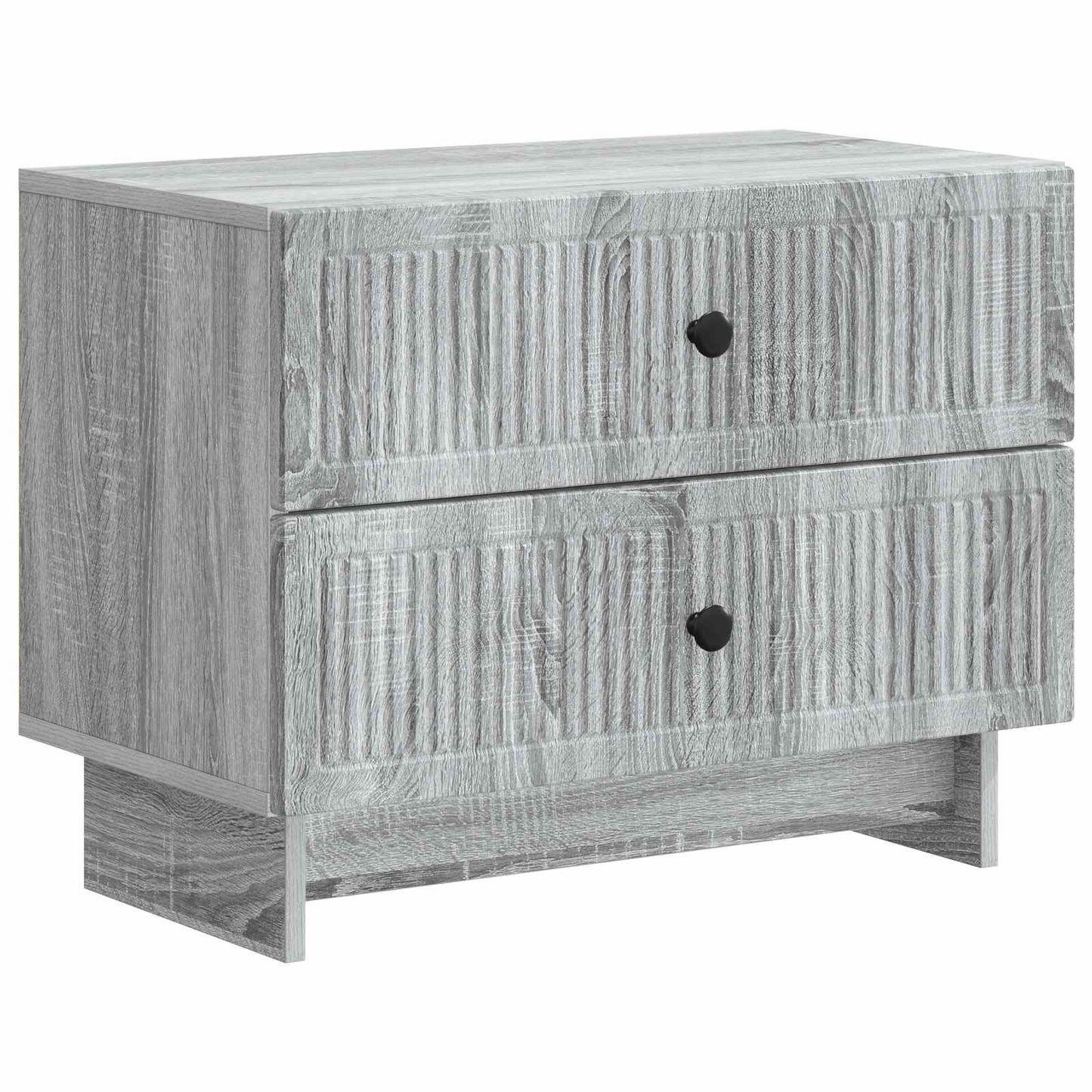 Bedside Cabinet Grey Sonoma 62 x 34.5 x 47.5 cm Engineered Wood