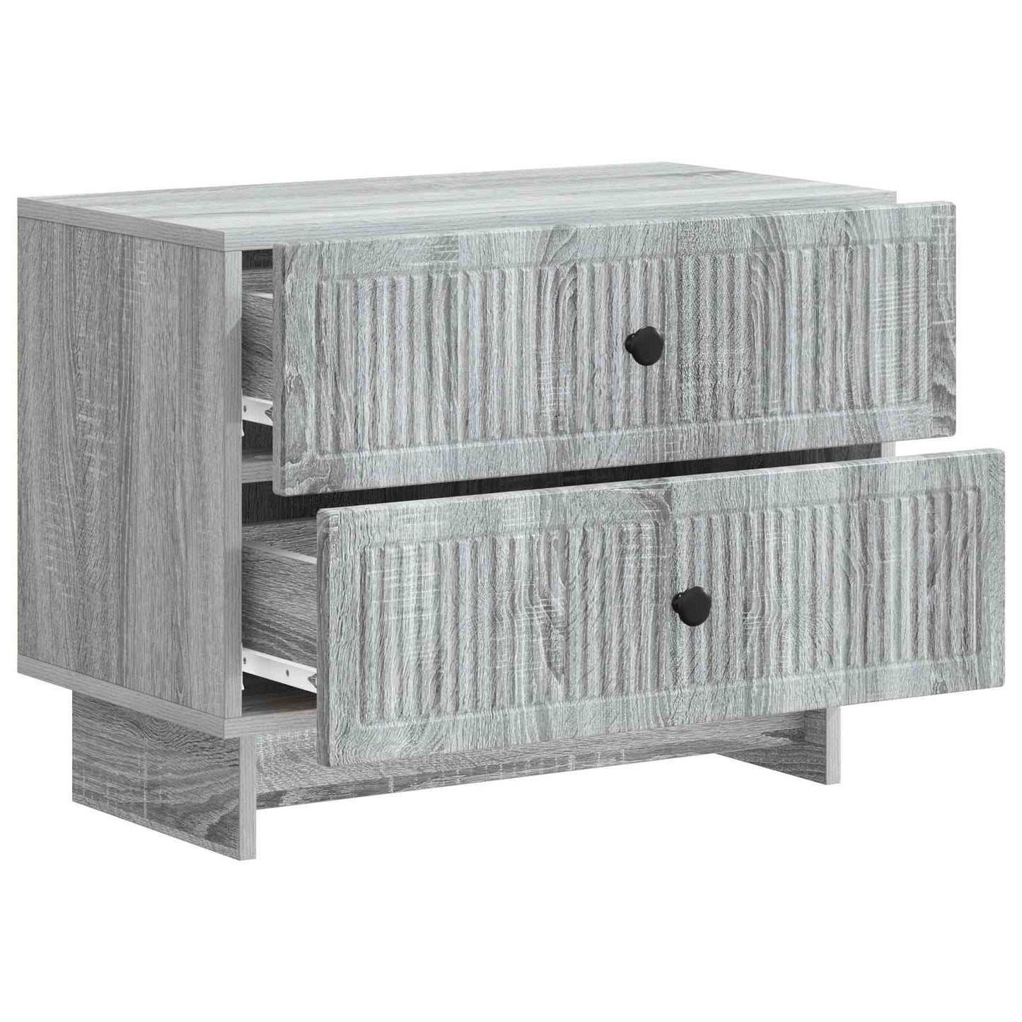Bedside Cabinet Grey Sonoma 62 x 34.5 x 47.5 cm Engineered Wood
