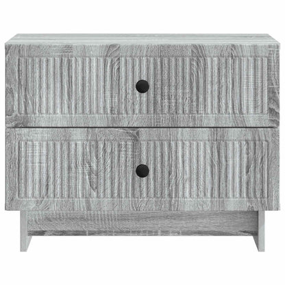 Bedside Cabinet Grey Sonoma 62 x 34.5 x 47.5 cm Engineered Wood
