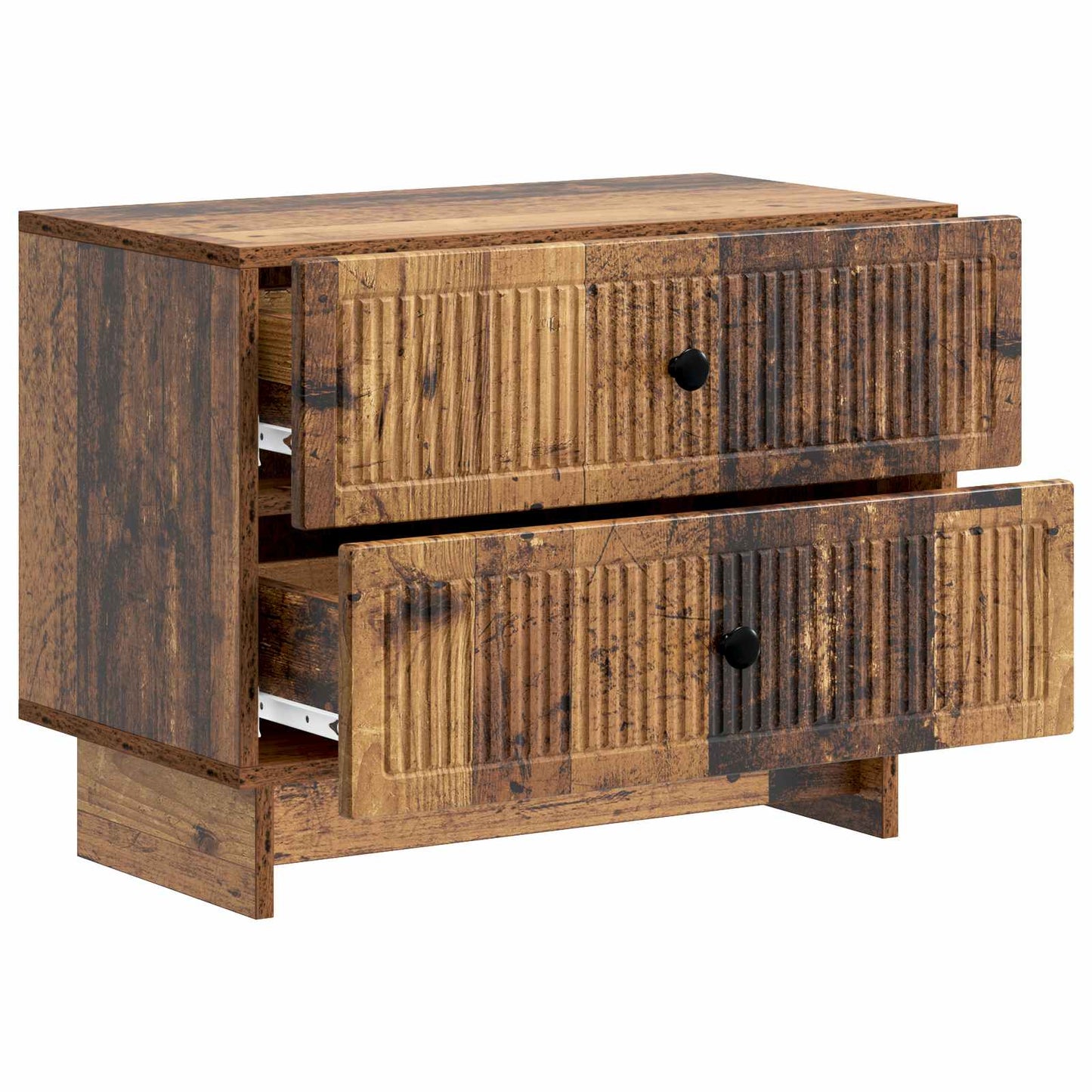 Bedside Cabinet Old Wood 62 x 34.5 x 47.5 cm Engineered Wood