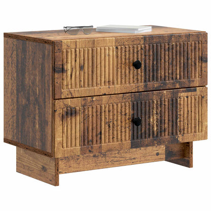 Bedside Cabinet Old Wood 62 x 34.5 x 47.5 cm Engineered Wood