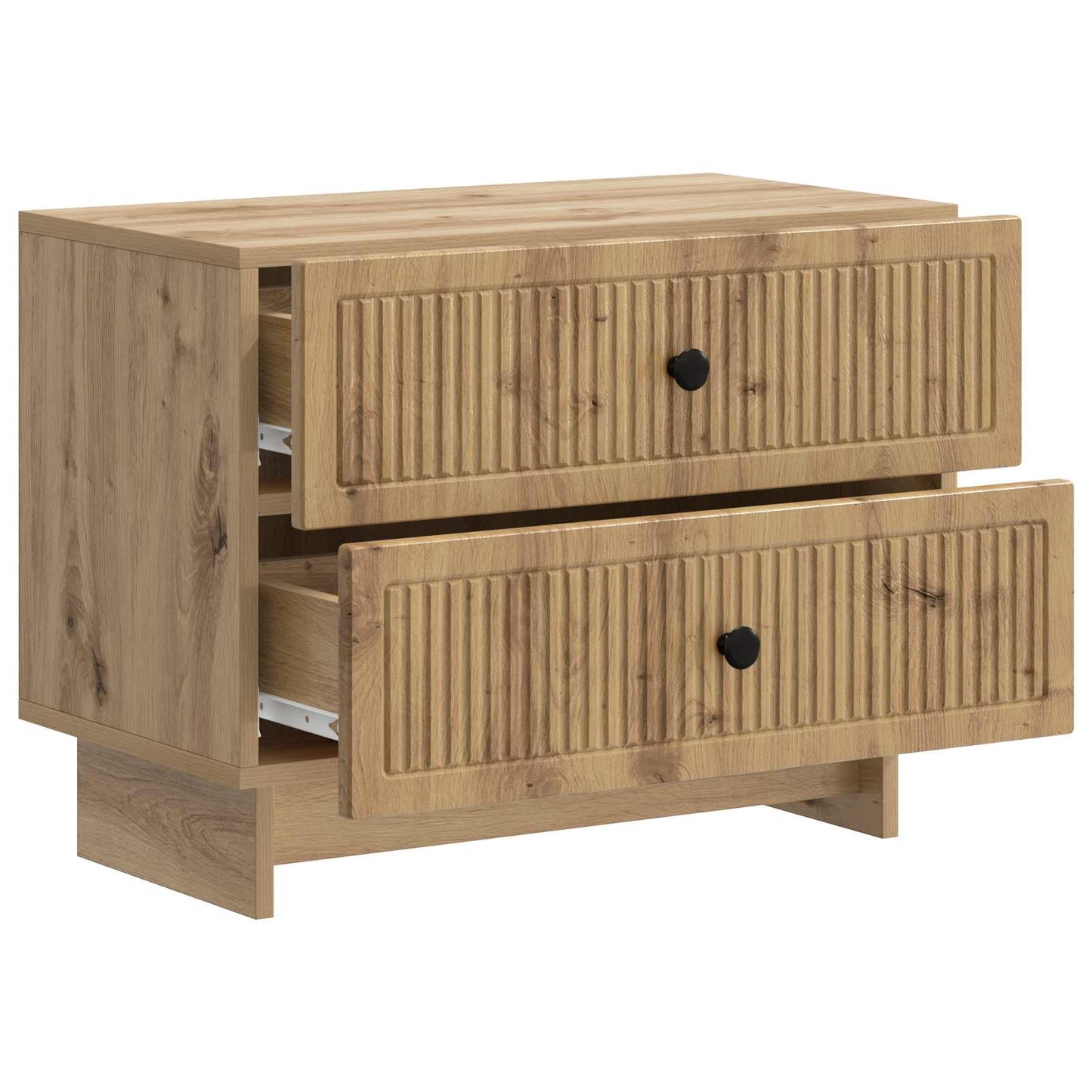Bedside Cabinet Artisan Oak 62 x 34.5 x 47.5 cm Engineered Wood
