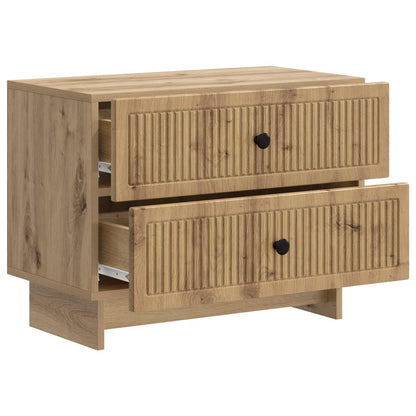 Bedside Cabinet Artisan Oak 62 x 34.5 x 47.5 cm Engineered Wood