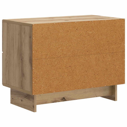 Bedside Cabinet Artisan Oak 62 x 34.5 x 47.5 cm Engineered Wood