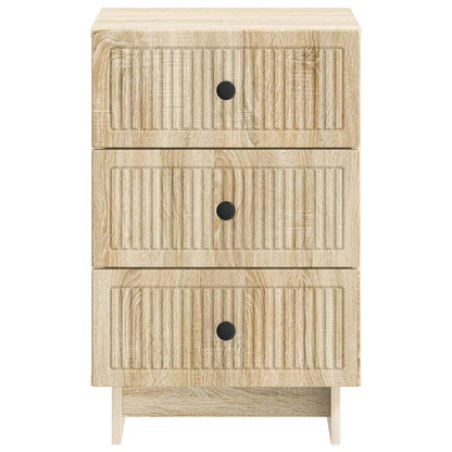 Bedside Cabinet Sonoma Oak 43 x 41 x 66.5 cm Engineered Wood