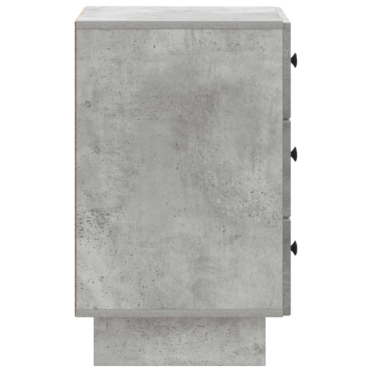 Bedside Cabinet Concrete Grey 43 x 41 x 66.5 cm Engineered Wood