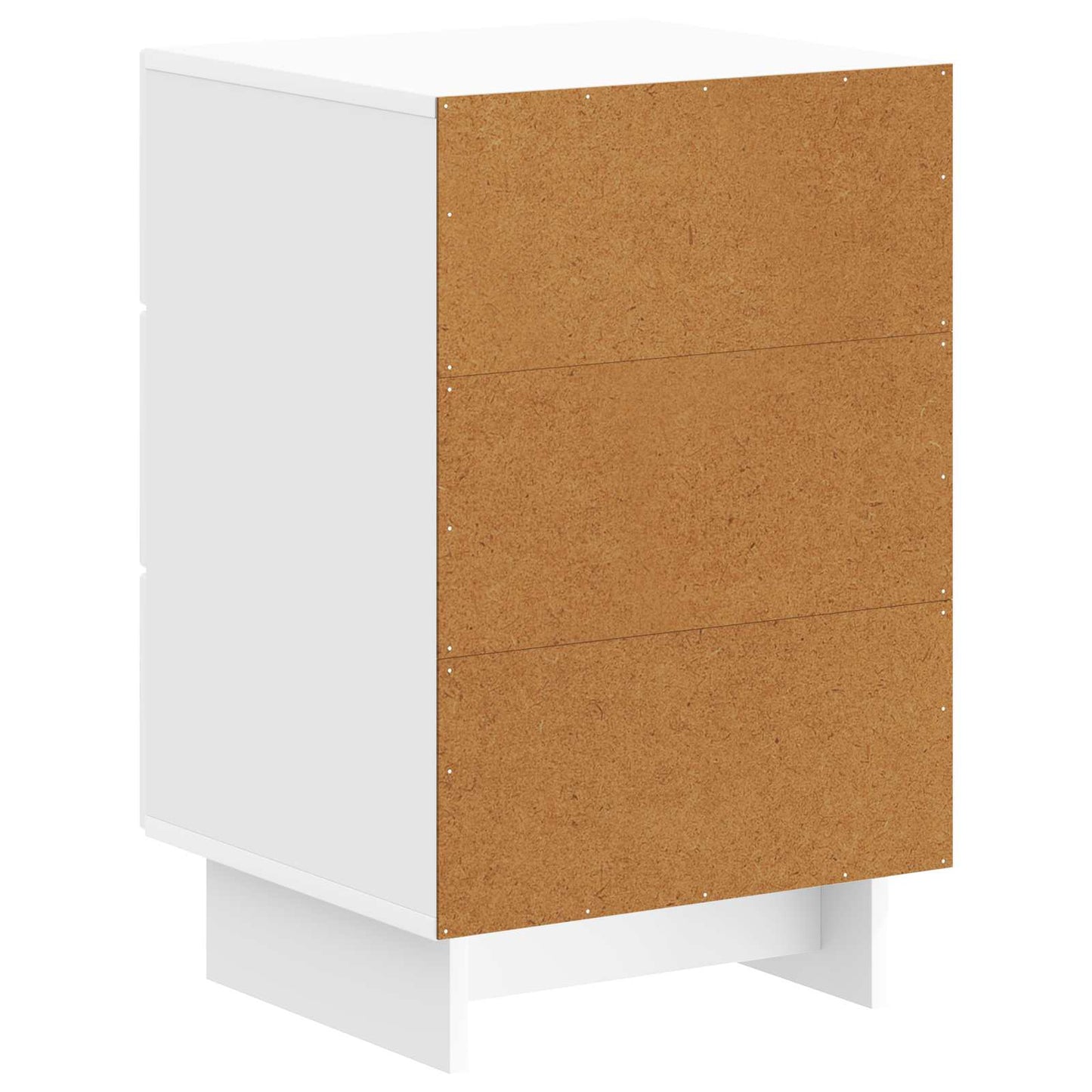 Bedside Cabinet with Drawer High Gloss White 43 x 41 x 66.5 cm