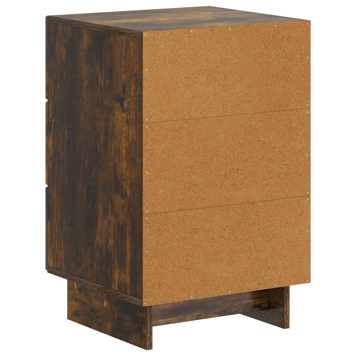 Bedside Cabinet Smoked Oak 43 x 41 x 66.5 cm Engineered Wood