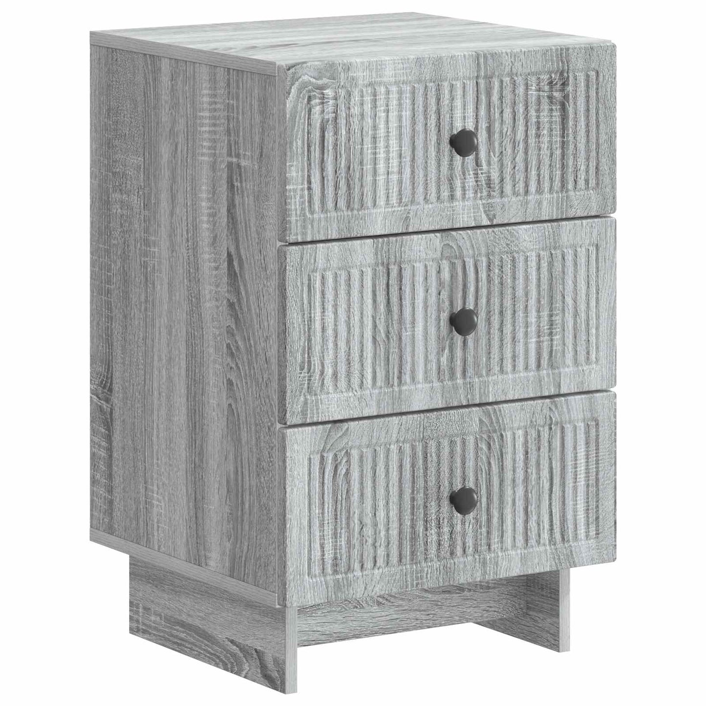 Bedside Cabinet Grey Sonoma 43 x 41 x 66.5 cm Engineered Wood