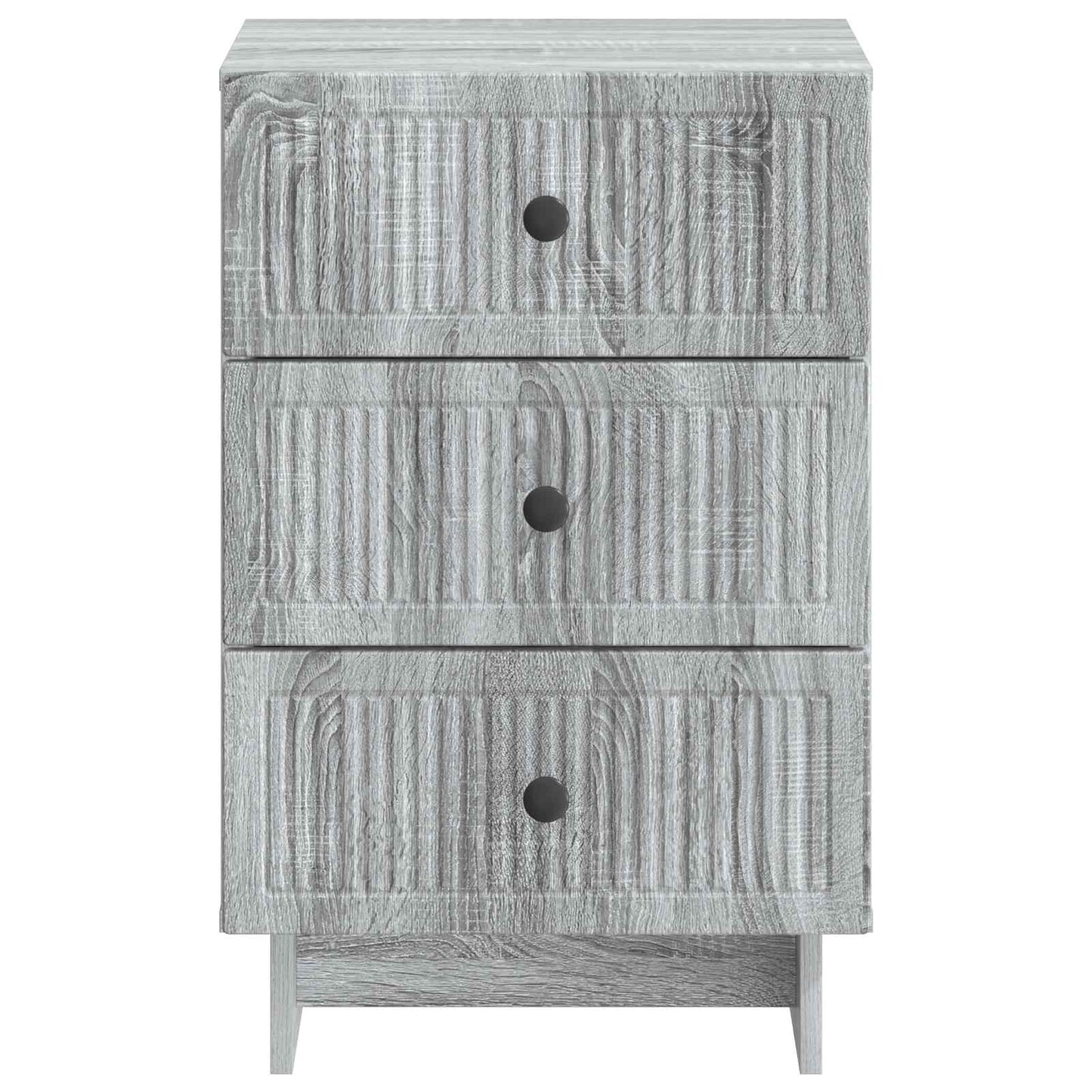 Bedside Cabinet Grey Sonoma 43 x 41 x 66.5 cm Engineered Wood