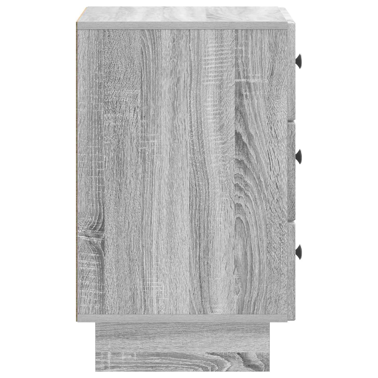 Bedside Cabinet Grey Sonoma 43 x 41 x 66.5 cm Engineered Wood